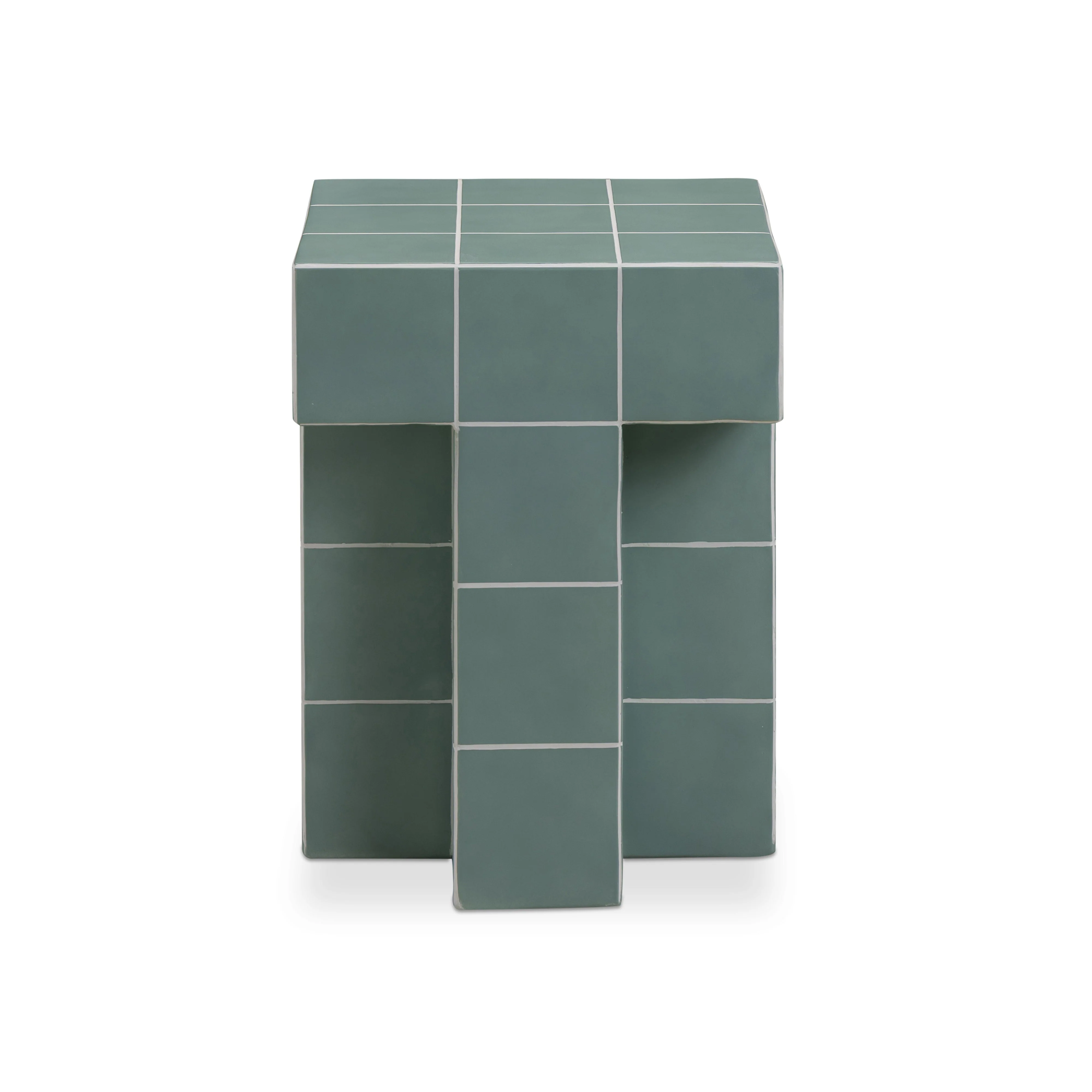 Tile Concrete Indoor/Outdoor Side Table