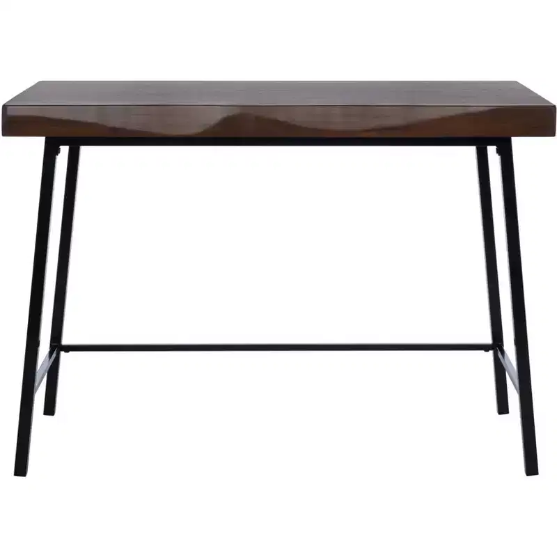 Bernhart Desk - DSK5004 - Walnut/Black - Safavieh