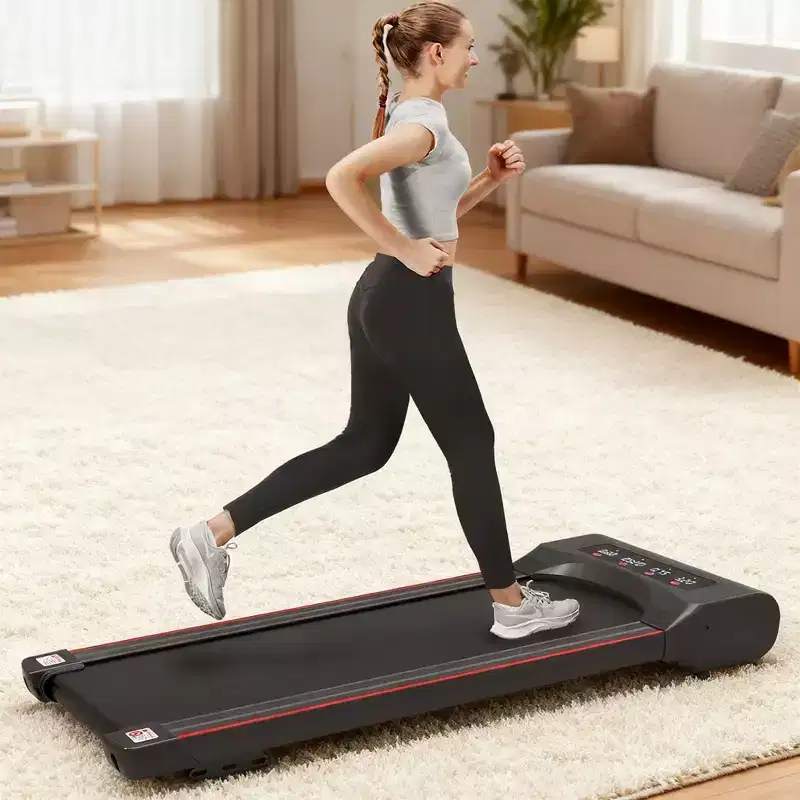 Under Desk Treadmill Machine with 300 lb Capacity, Portable Walking Pad for Home & Office, Quiet Motor, Slim Design for Daily Walking Exercise